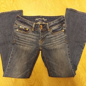 American Eagle Artist Flare Jeans - Dark(ish) wash